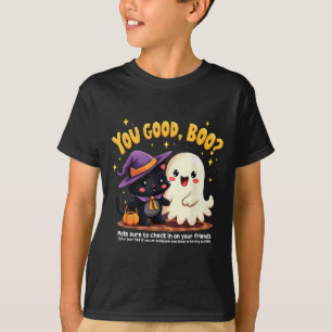 You Good, Boo_ Suicide Prevention Halloween Mental T-Shirt