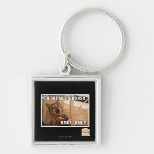You got me ribbons!! keychain