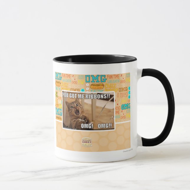 You got me ribbons!! mug (Right)
