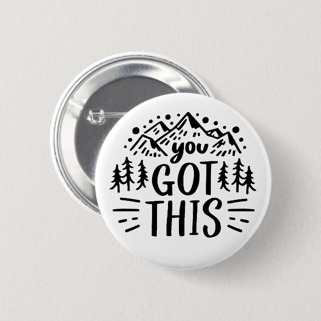 You got this 2 inch round button (Front & Back)
