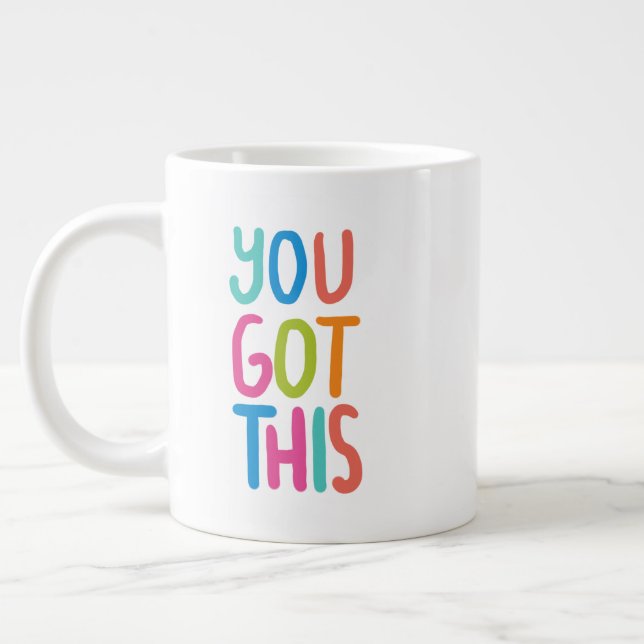 You Got This 😁 coffee specialty mug (Left)