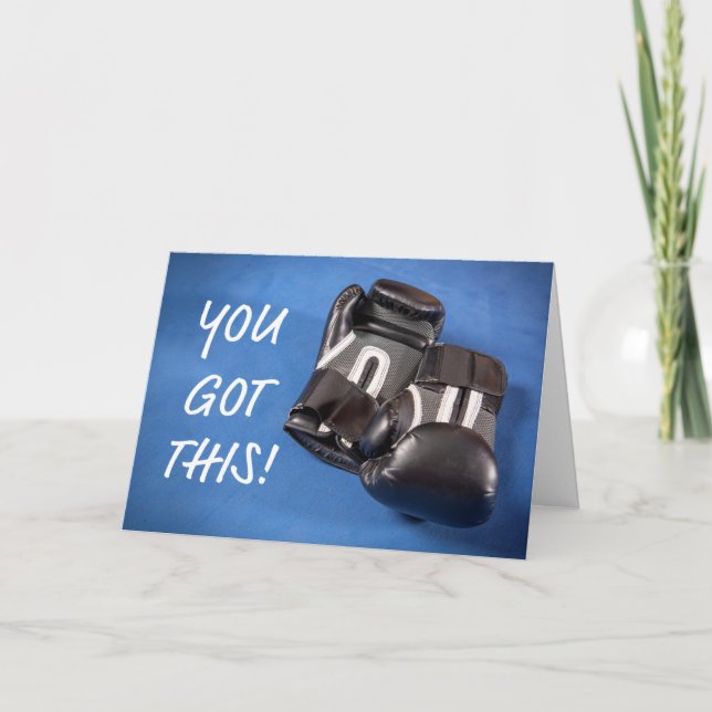 You Got This Encouragement Boxing Gloves Card (Front)