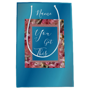 You Got This Inspirational Personalized Medium Gift Bag