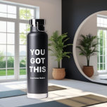 You Got This | Minimalist Personalized Name Water Bottle<br><div class="desc">You Got This | Minimalist Personalized Name Trendy Copper Vacuum Insulated Water Bottle design. You can leave the words "YOU GOT THIS" or personalize it with your own text. Add your name to it, too. It is simple and easy to customize to your need. Perfect for going away to college...</div>