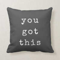 You Got This Minimalist Typewriter Custom Quote