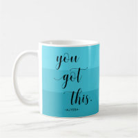 You Got This | Modern Turquoise Stripes