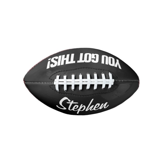 You Got This! personalized mini football gift (Front)