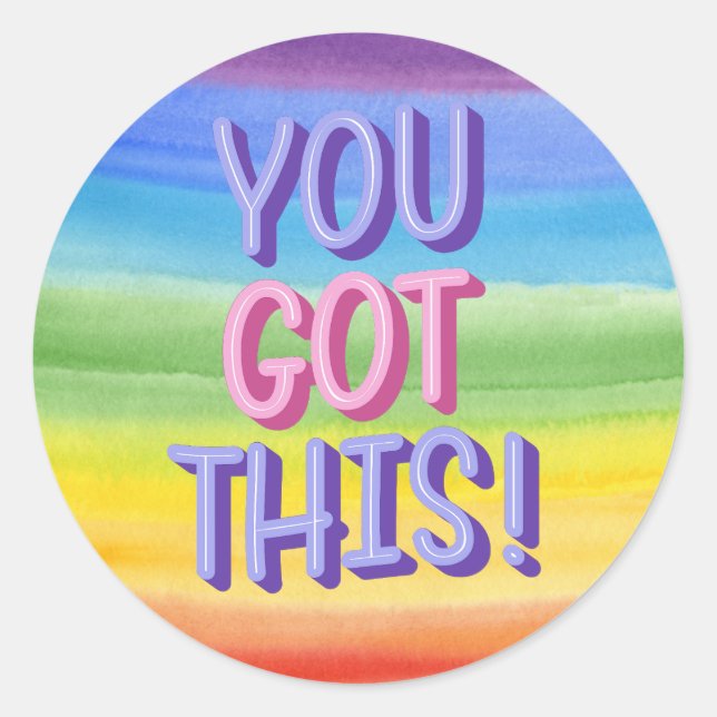 you got this Sticker (Front)