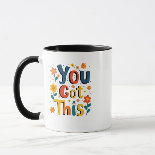 You Got This Teacher Exam Test Day Score Testing Mug (Left)