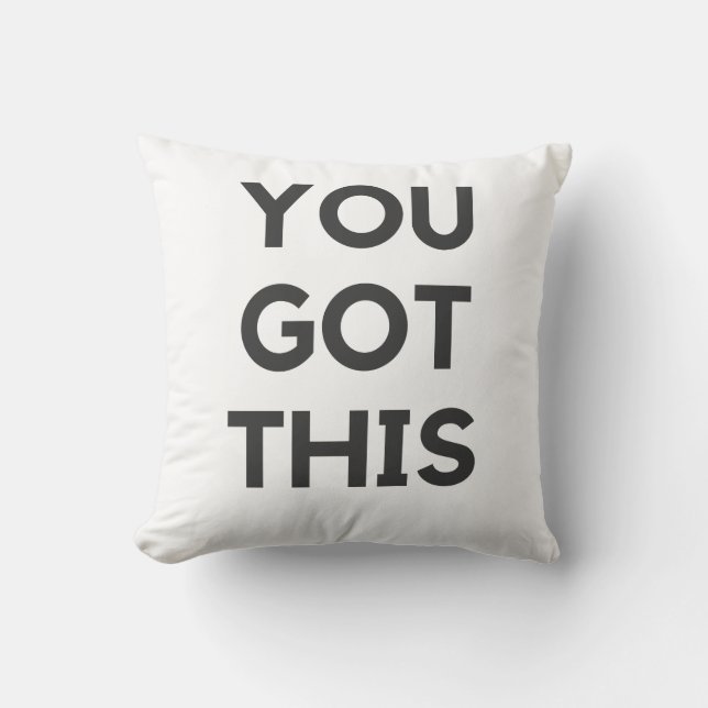 you got this throw pillow (Front)