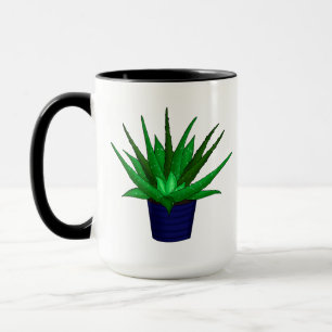You Had Me At Aloe   Funny Plant Pun Mug