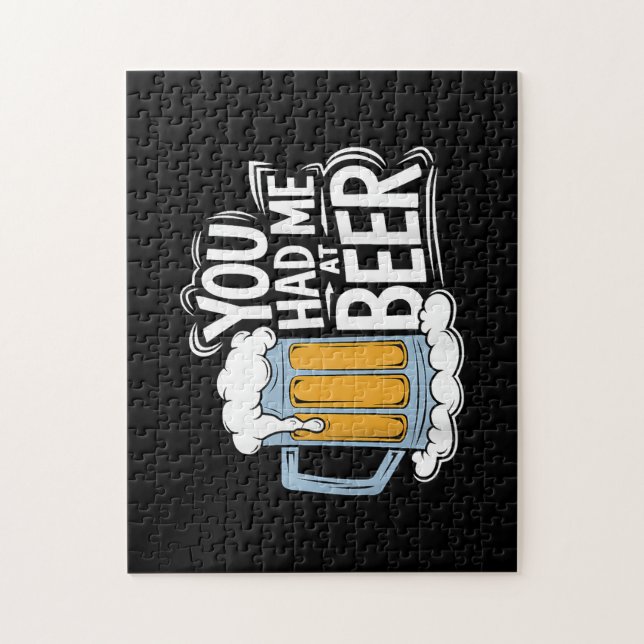 You Had Me At Beer Jigsaw Puzzle (Vertical)