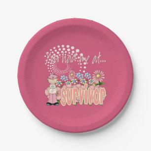 You Had Me At Cancer Survivor Paper Plate