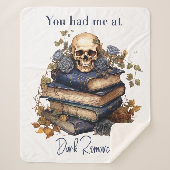You had me at Dark Romance Sherpa Blanket (Front)