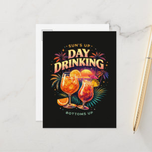 You Had Me at Day Drinking Announcement Postcard