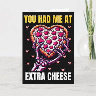 You Had Me At Extra Cheese Pink Pizza Valentines D Card
