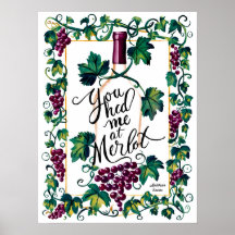 You Had Me At Merlot Red Wine Lover Custom