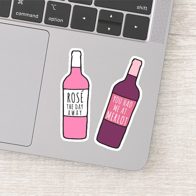 You Had Me At Merlot / Rosé The Day Away (Detail)