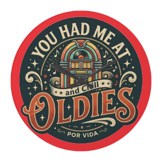 You had me at Oldies Large Clock