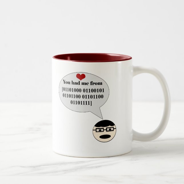 You Had Me From Hello Binary Mug (Right)