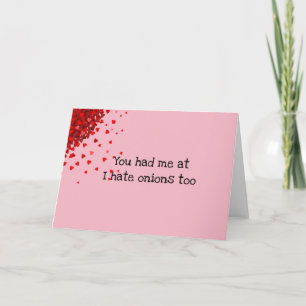 You Had Me  Funny Valentine's day Customize Card