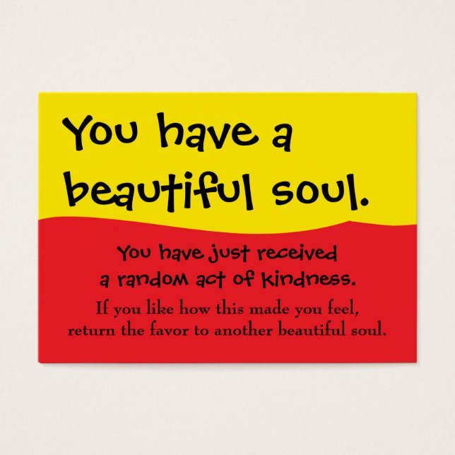 You Have A Beautiful Soul Pay It Forward PIF (Front)