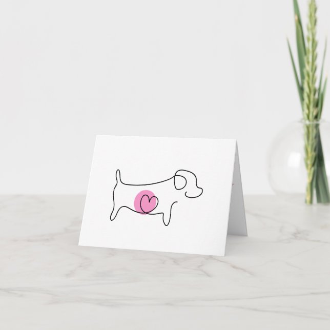 You Have a special place in my heart Card (Front)