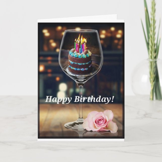 **YOU  HAVE BEAUTY AND GRACE** BIRTHDAY CARD (Front)