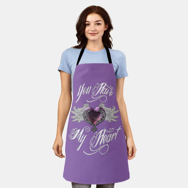 You Have My Heart All-Over Print Apron (Worn)