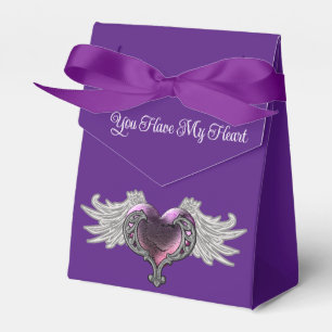 You Have My Heart Pink Personalized Favor Box