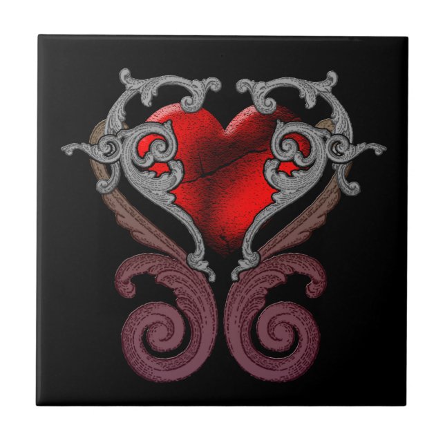 You Have My Heart (Red) Tile (Front)