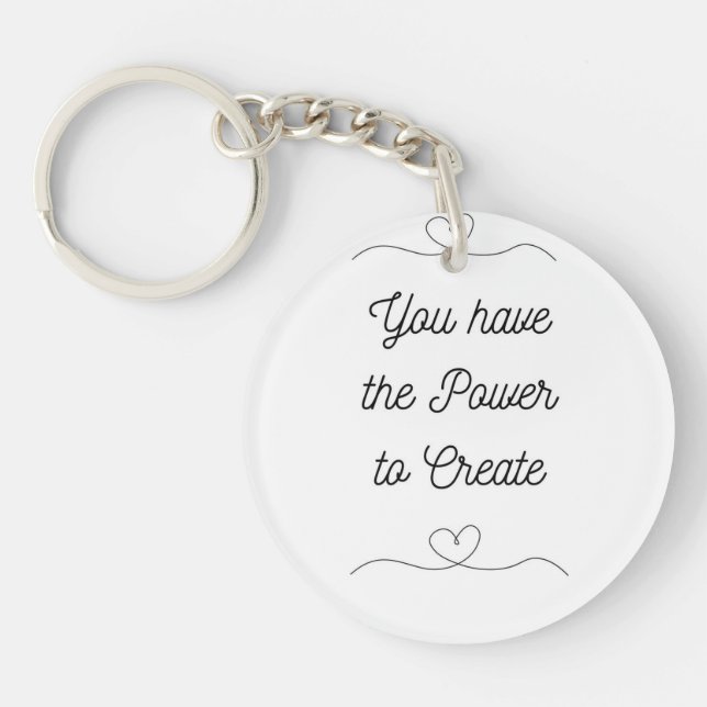 You have the Powe to Create key Keychain (Front)