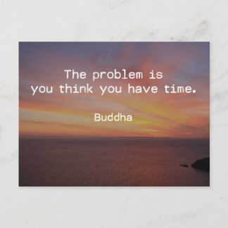 You Have Time Quote Postcard