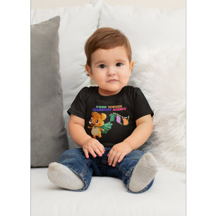 You Have Wings Just Fly Tiny Dog Inspiring Quote Baby T-Shirt