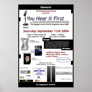 You Hear It First Concert Poster