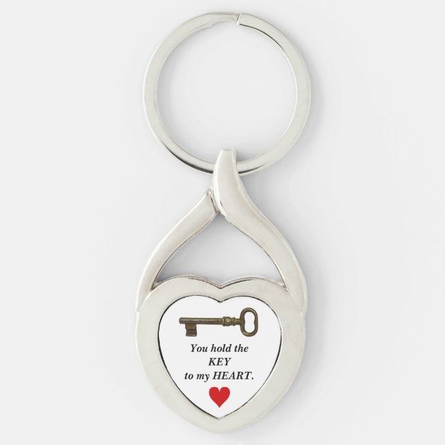 You Hold The Key To My Heart Keychain (Front)