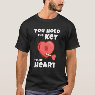 You Hold The Key To My Heart Valentines Day Women T-Shirt