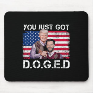 You Just Got Doged Trump Department Of Government  Mouse Pad