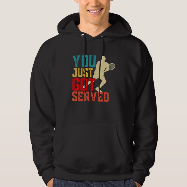 You Just Got Served Retro Vintage Hoodie (Front)