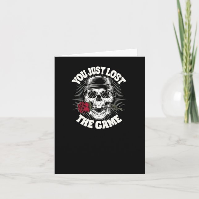 You Just Lost The Game Sticker  Card (Front)