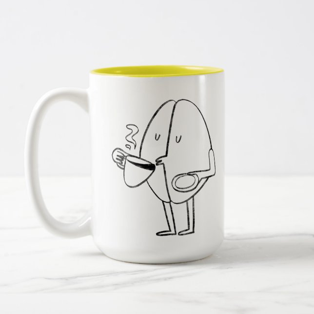 You keep me grounded Two-Tone coffee mug (Left)