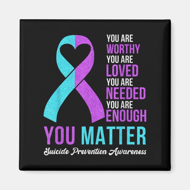 You Kindness Be Kind Suicide Prevention Awareness  Magnet (Front)