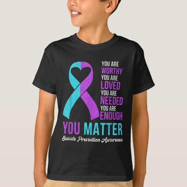 You Kindness Be Kind Suicide Prevention Awareness  T-Shirt (Front)