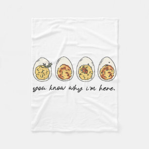 You Know Why I'm Here  Fleece Blanket
