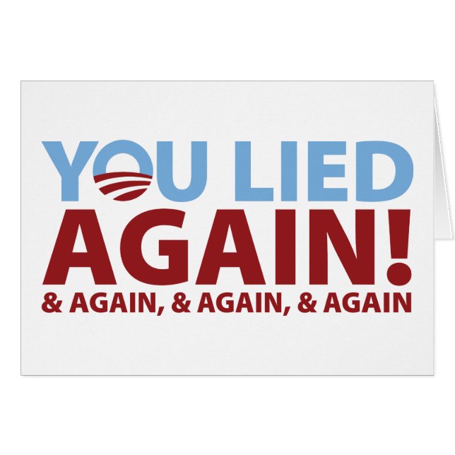 You Lied Again! (Front Horizontal)