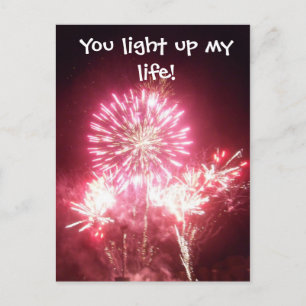 You light up my life! postcard