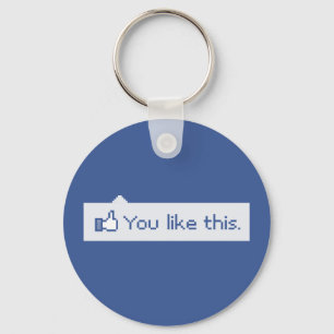You Like This Funny Facebook Keychain