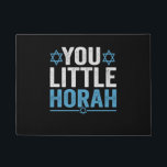 You Little Horah Hanukkah Funny Jewish Saying Gift Doormat<br><div class="desc">chanukah, menorah, hanukkah, dreidel, jewish, Chrismukkah, holiday, horah, christmas, </div>