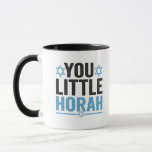 You Little Horah Hanukkah Funny Jewish Saying Gift Mug<br><div class="desc">chanukah, menorah, hanukkah, dreidel, jewish, Chrismukkah, holiday, horah, christmas, </div>