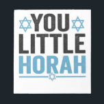 You Little Horah Hanukkah Funny Jewish Saying Gift Notepad<br><div class="desc">chanukah, menorah, hanukkah, dreidel, jewish, Chrismukkah, holiday, horah, christmas</div>